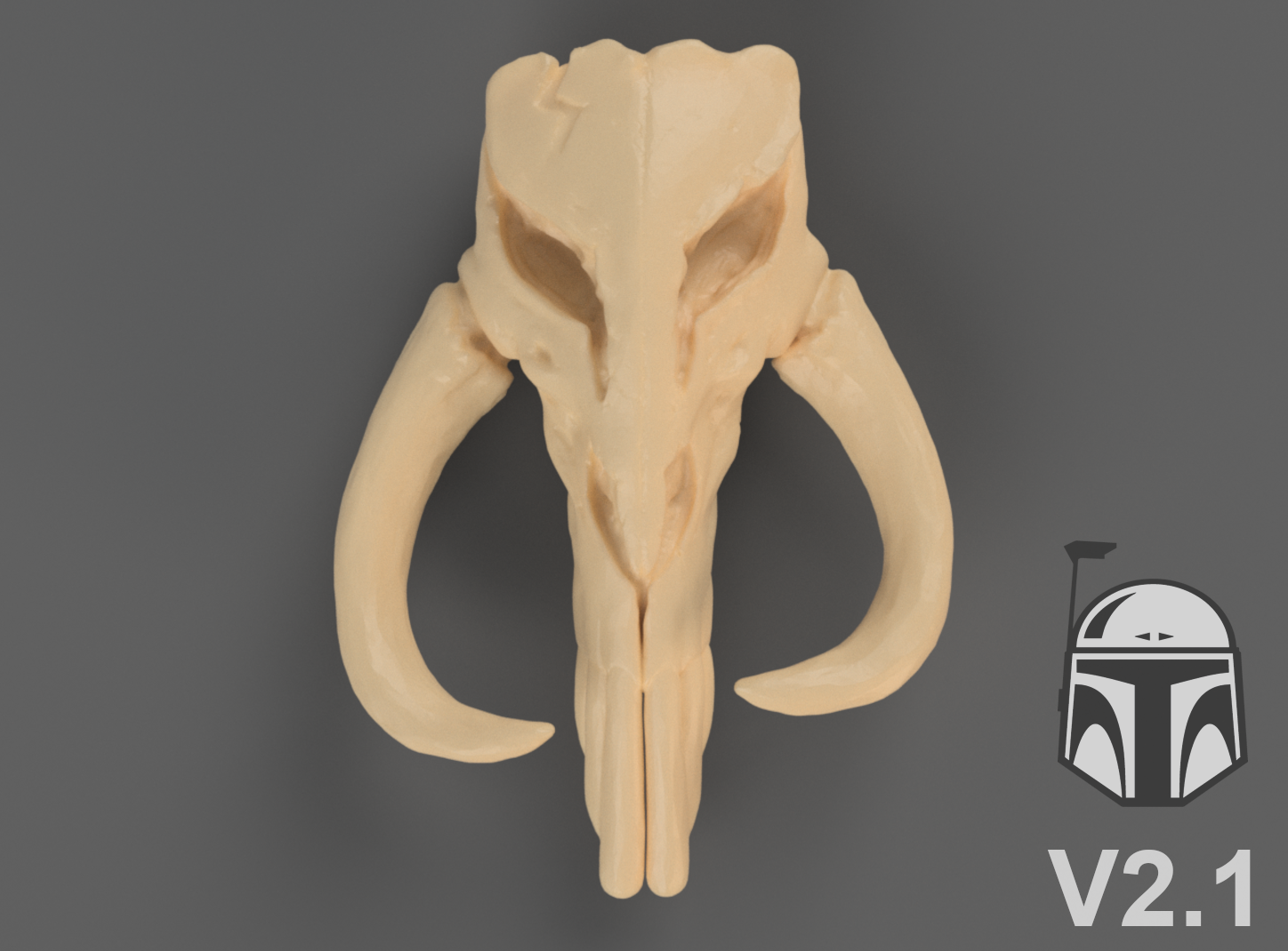 Mythosaur Skull V2.1 (The Mandalorian) - Star Wars Wall Pot Top Plant ...