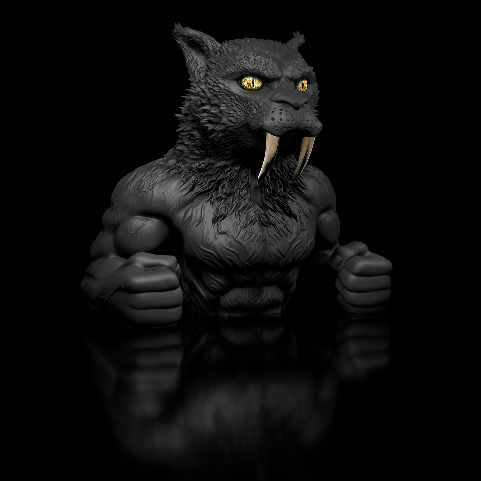 Punch-Cat-Dozer-Fantasy as a Bust