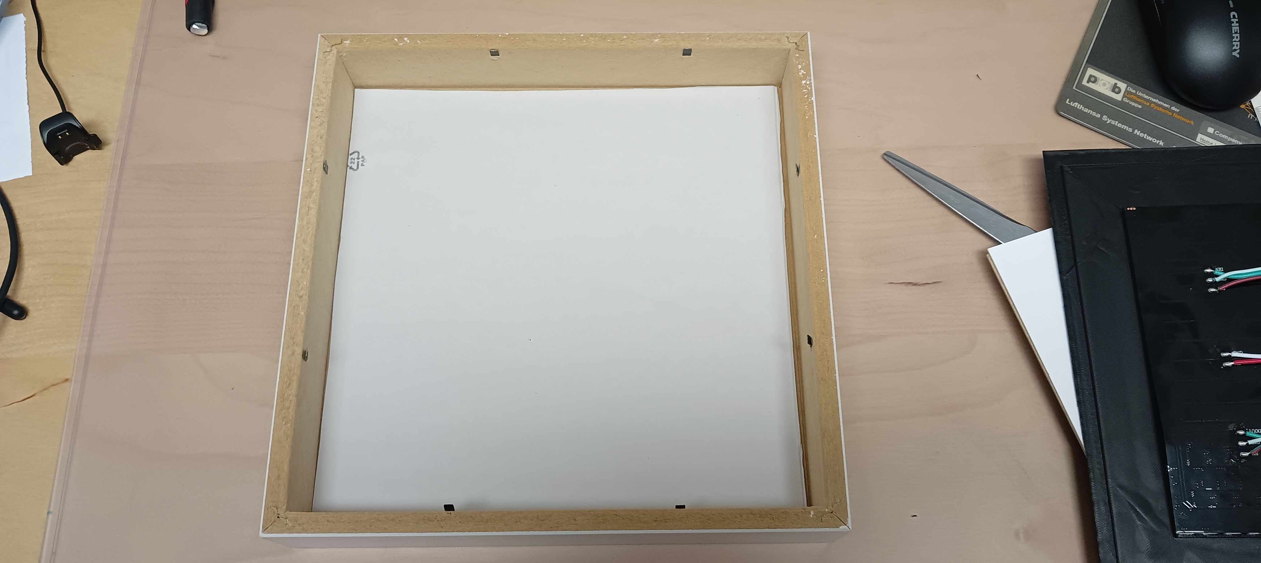 WS2812B 16x16 in Ikea Ribba by Starwhooper Download free STL model