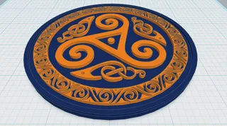 Celtic Mandala Coaster 1