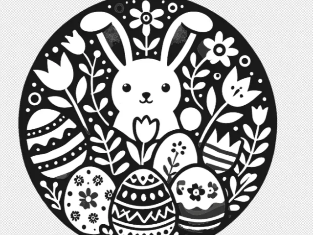 Easter mug coaster