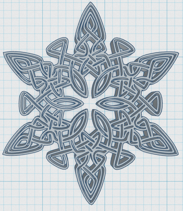 Miniatura 3 do modelo 3D Celtic Mandala Coaster 3
