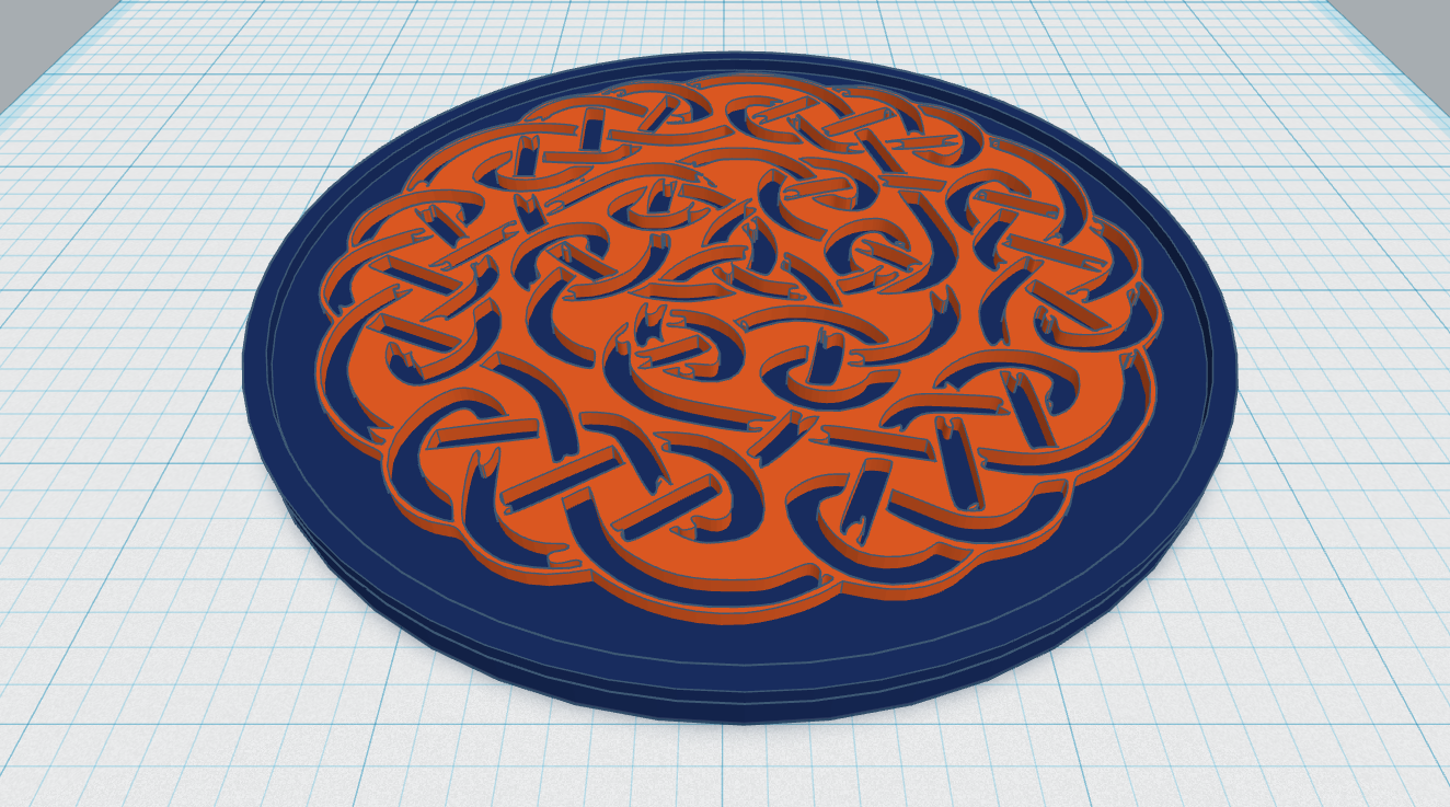 Celtic Mandala Coaster 7