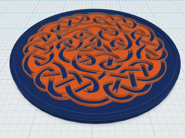 Celtic Mandala Coaster 7