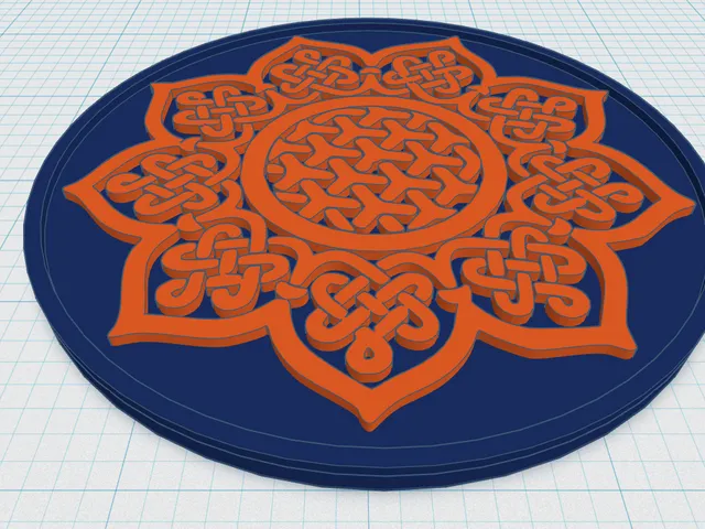 Celtic Mandala Coaster 8