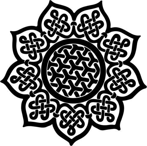 Miniatura 2 do modelo 3D Celtic Mandala Coaster 8