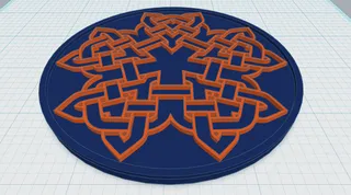 Celtic Mandala Coaster 11