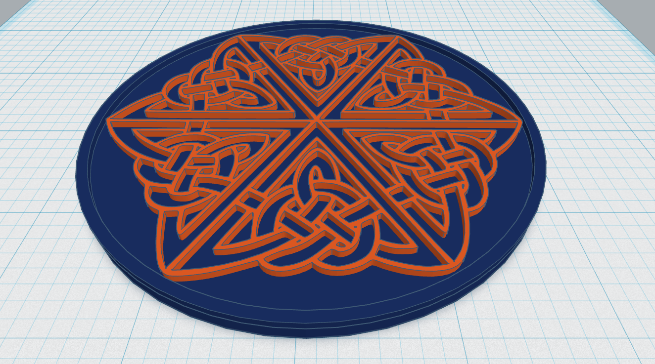 Celtic Mandala Coaster 12