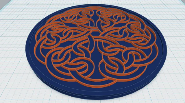 Celtic Mandala Coaster 13