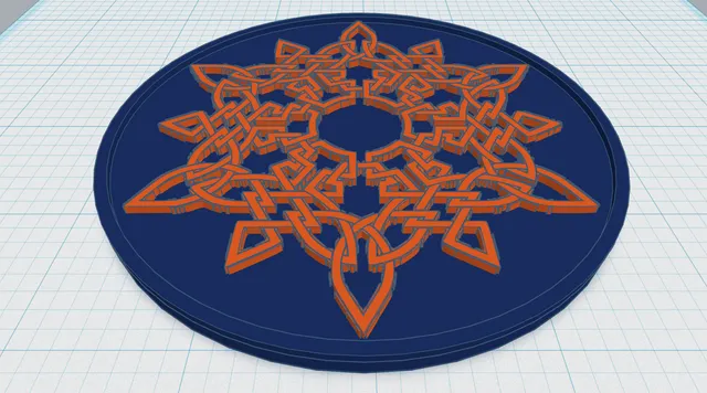 Celtic Mandala Coaster 14