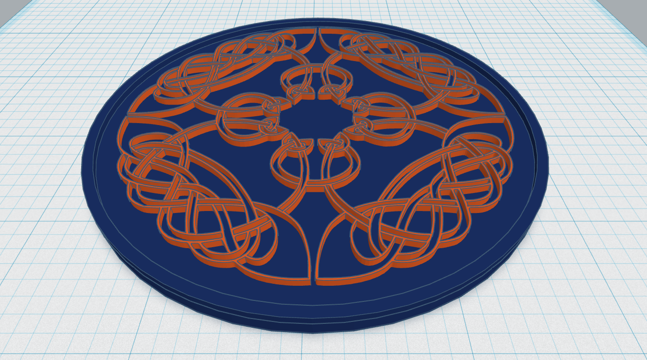 Celtic Mandala Coaster 16