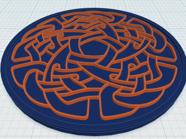 Celtic Mandala Coaster 17