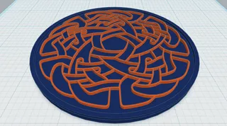 Celtic Mandala Coaster 17
