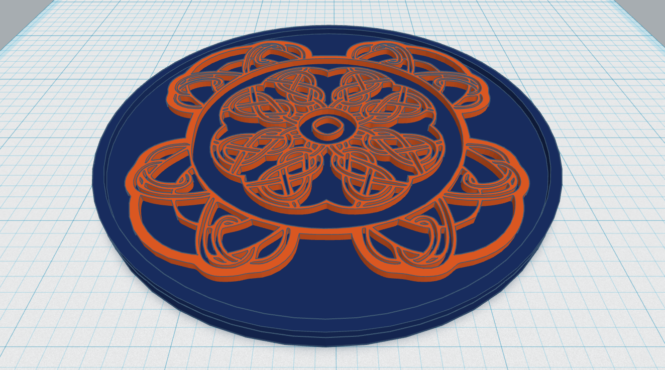 Celtic Mandala Coaster 18