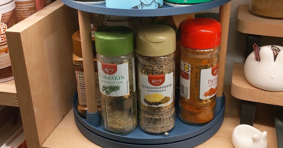 Spice Rack Carousel by Manuel Download free STL model