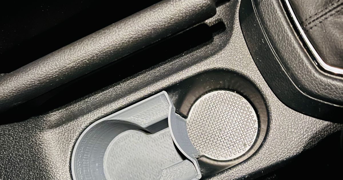 VW Caddy Cup Holder by dtxtr Download free STL model
