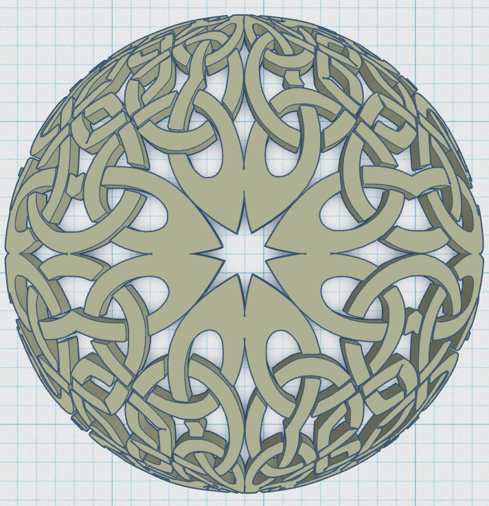 Miniatura 3 do modelo 3D Celtic Mandala Coaster 19