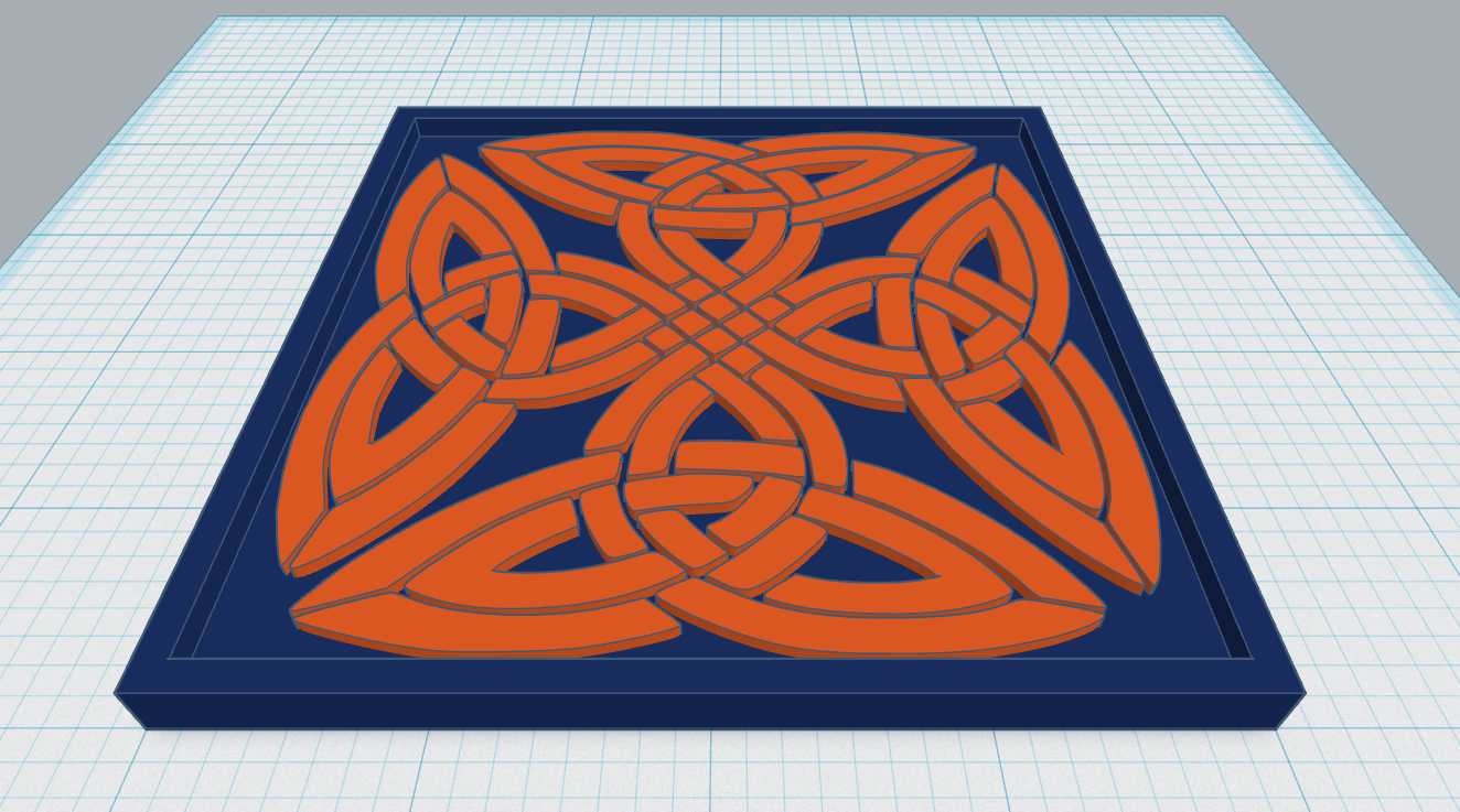Celtic Mandala Coaster 22