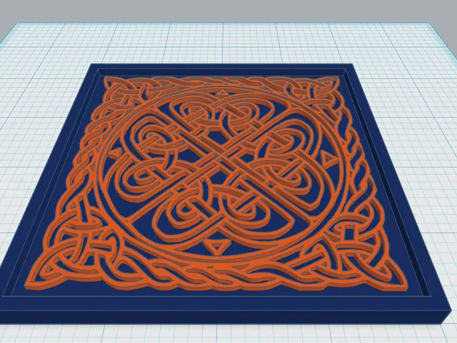 Celtic Mandala Coaster 23