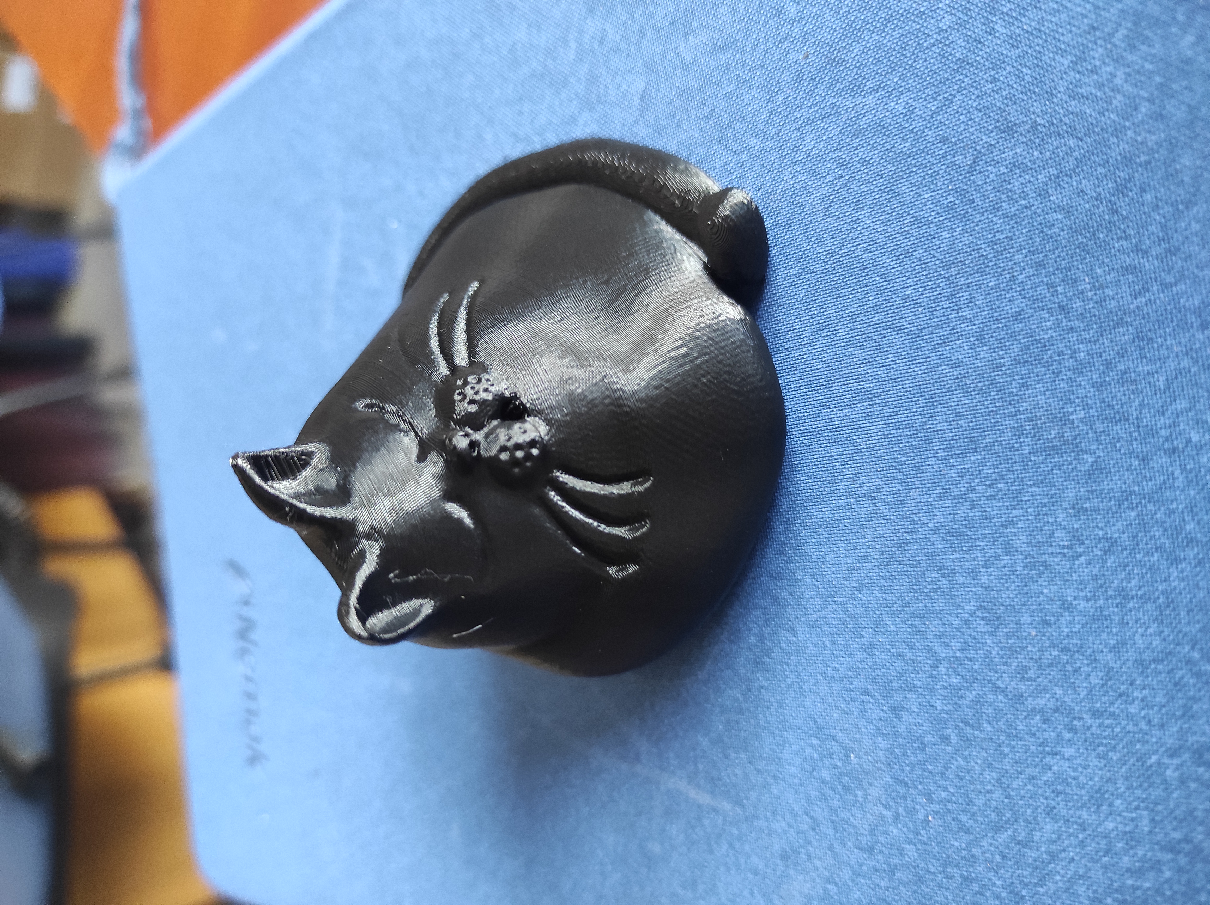 Miniatura 4 do modelo 3D Sleeping Chubby Cat