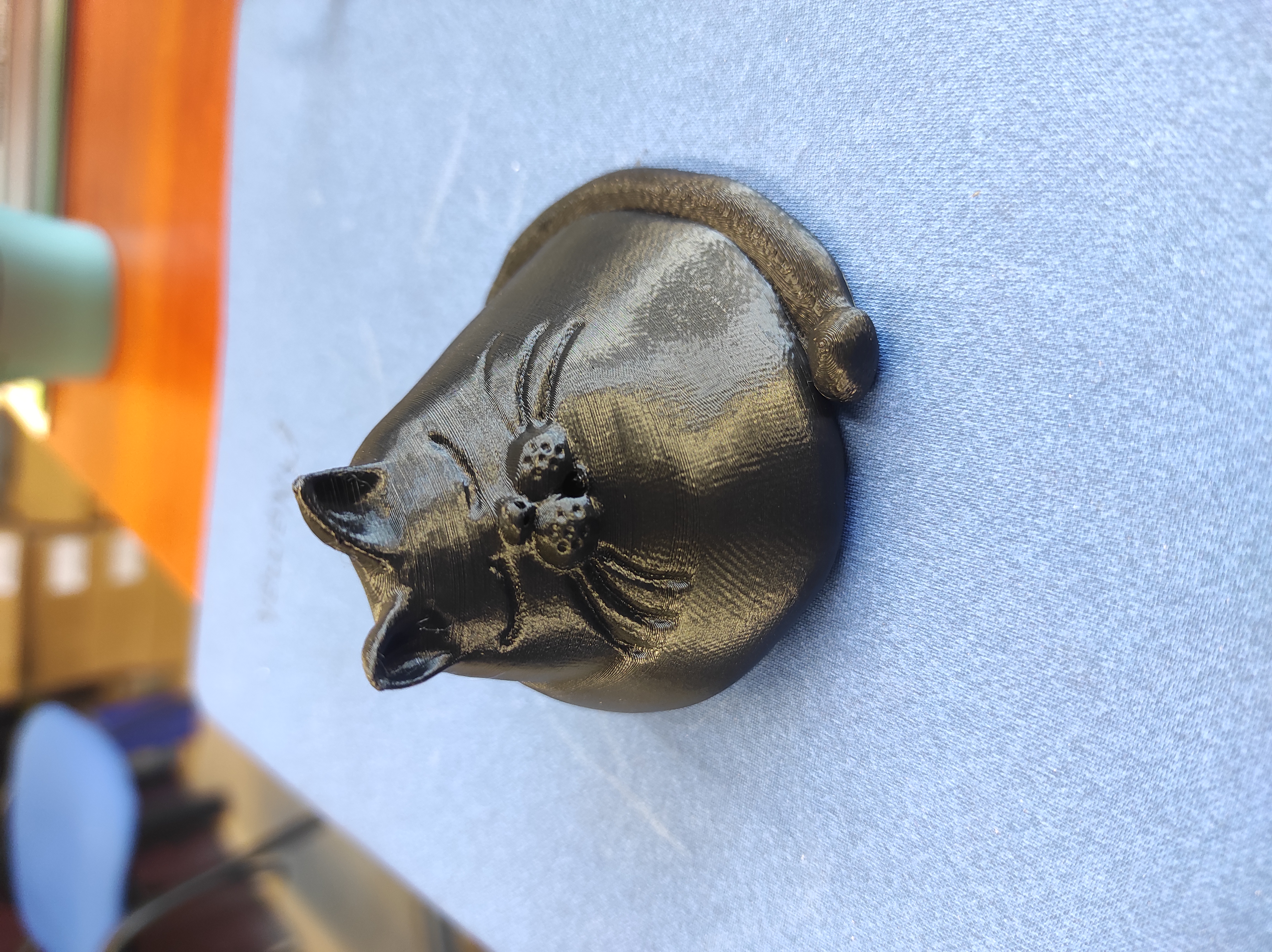 Miniatura 5 do modelo 3D Sleeping Chubby Cat