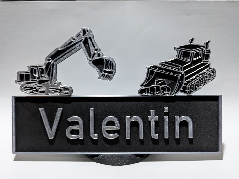 Excavator Nameplate