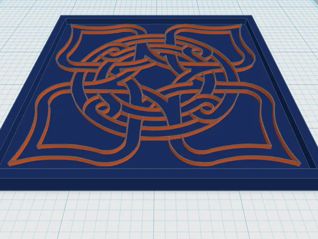 Celtic Mandala Coaster 28