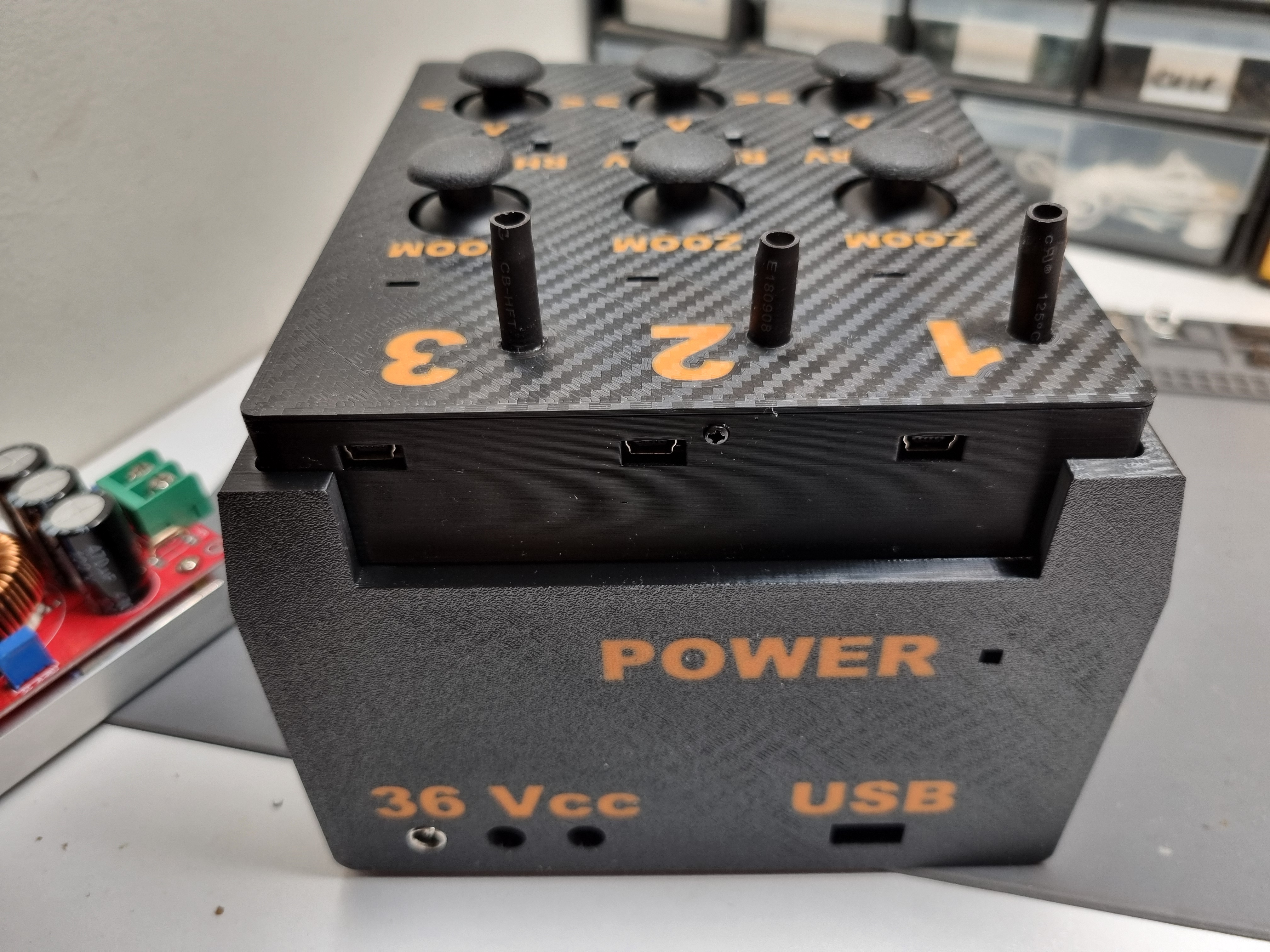 Text separate for ATX PSU step-ip converter