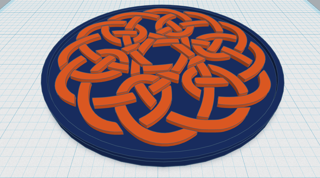 Celtic Mandala Coaster 32