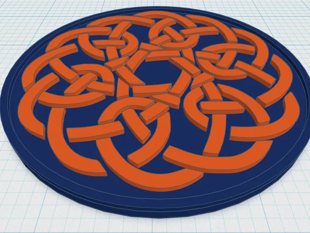 Celtic Mandala Coaster 32