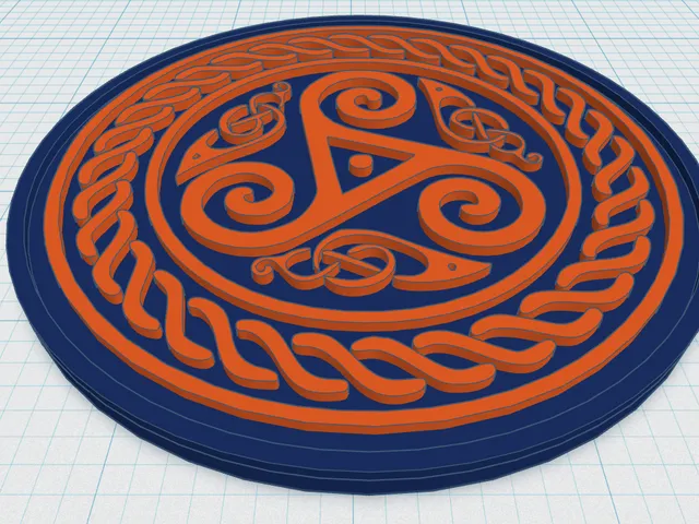 Celtic Mandala Coaster 34