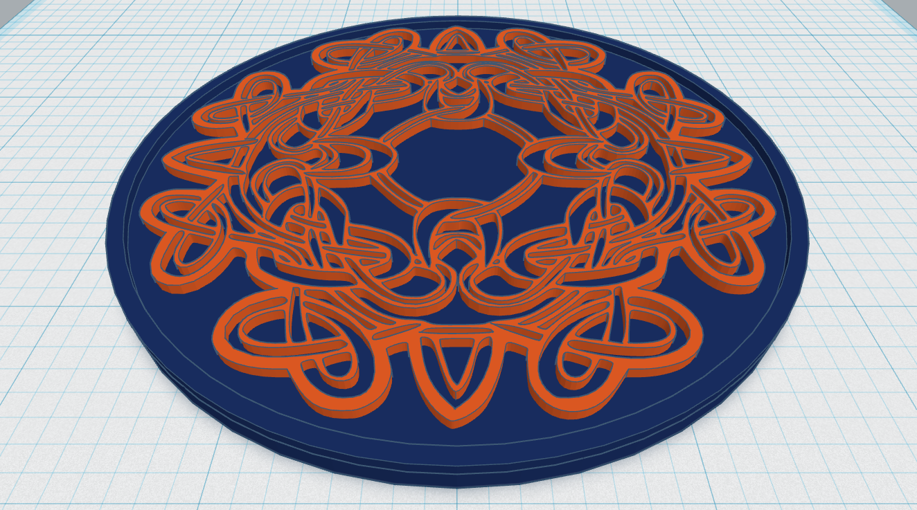 Celtic Mandala Coaster 38
