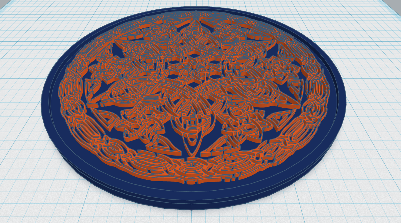 Celtic Mandala Coaster 39