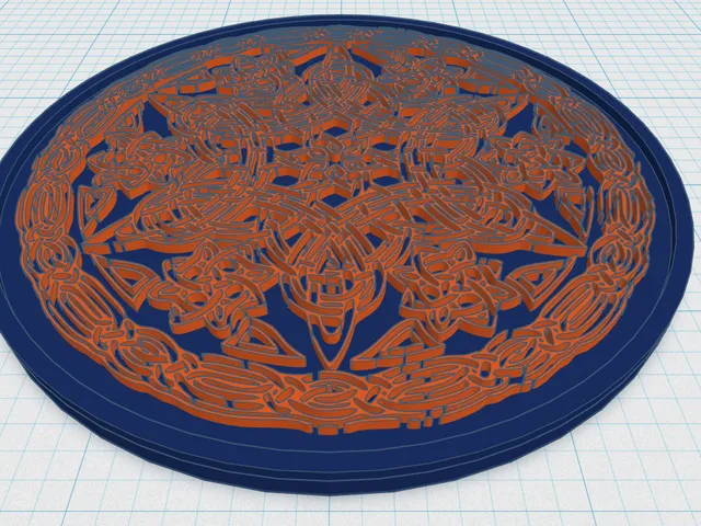 Celtic Mandala Coaster 39