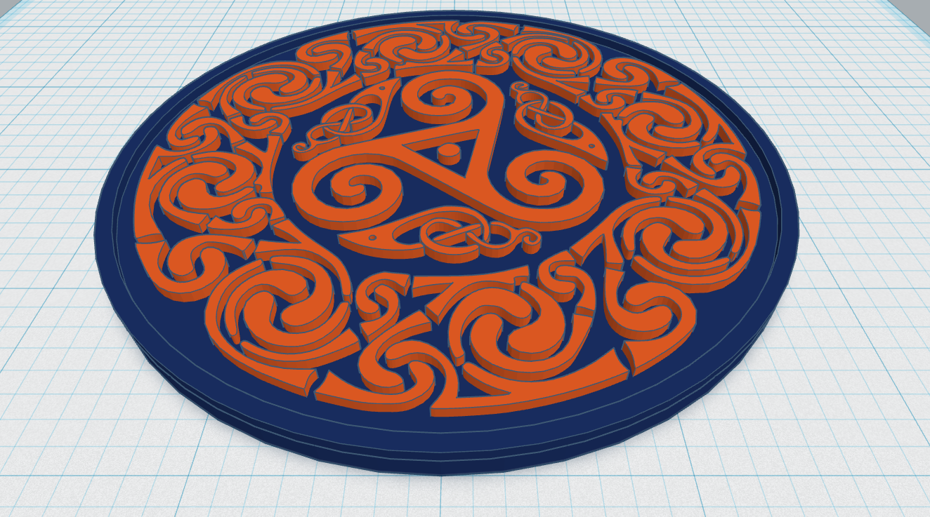 Celtic Mandala Coaster 40