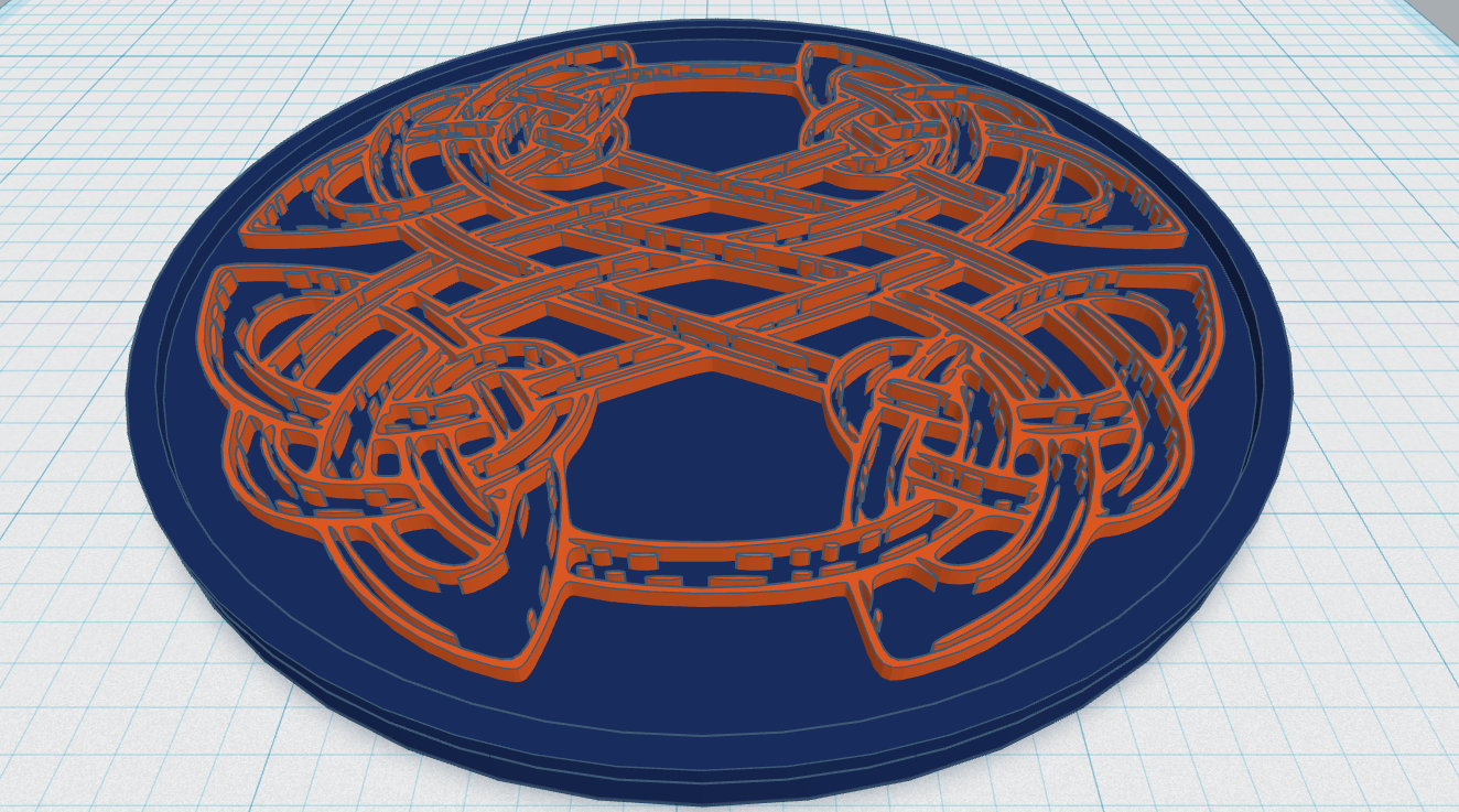 Celtic Mandala Coaster 43