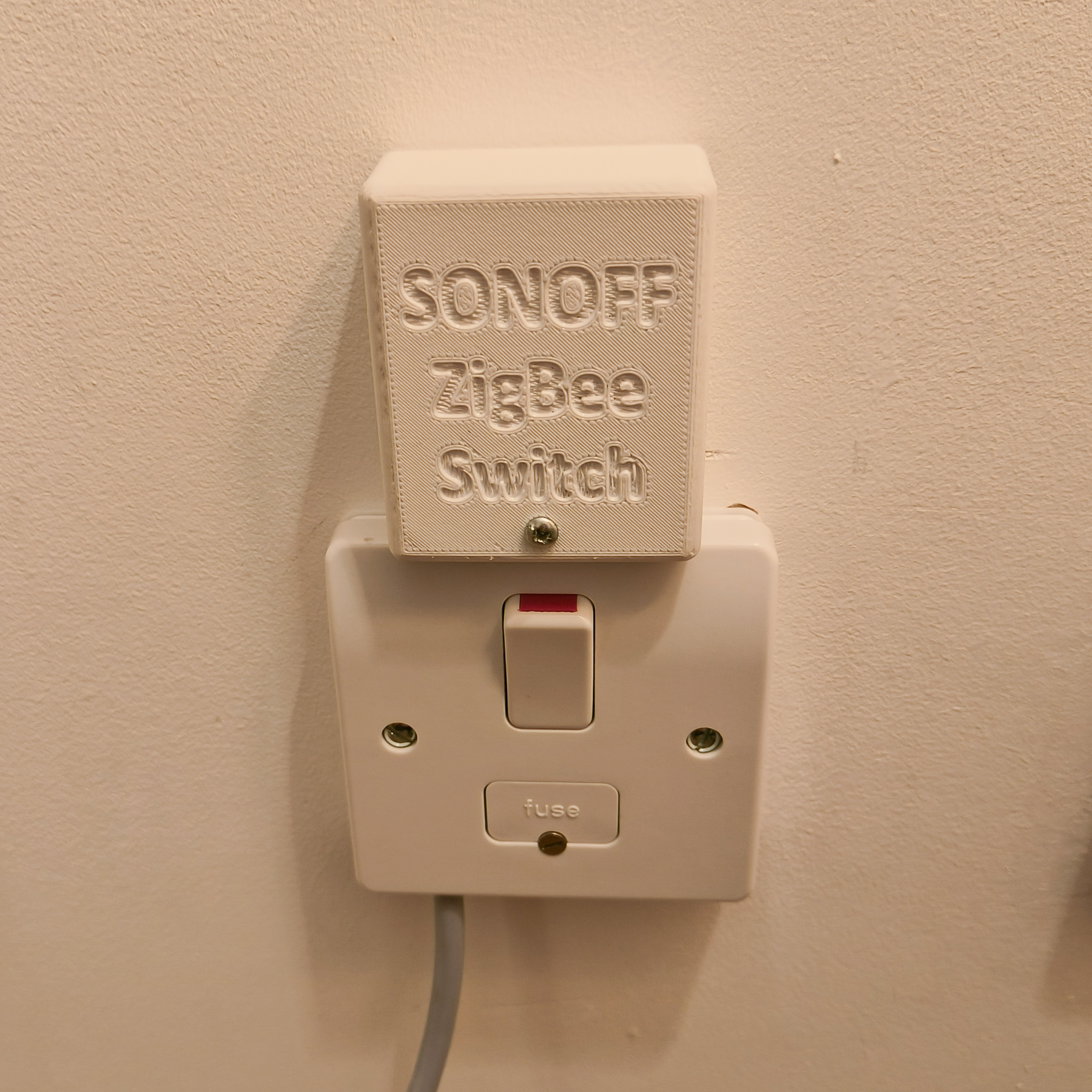 Sonoff ZigBee Mini UK single socket mount by jifop Download free STL