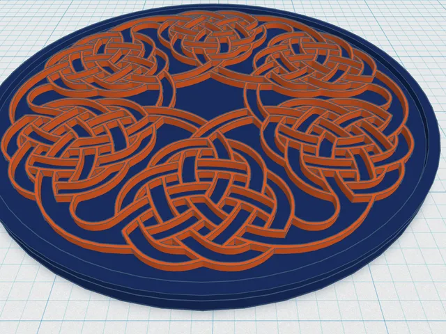 Celtic Mandala Coaster 46