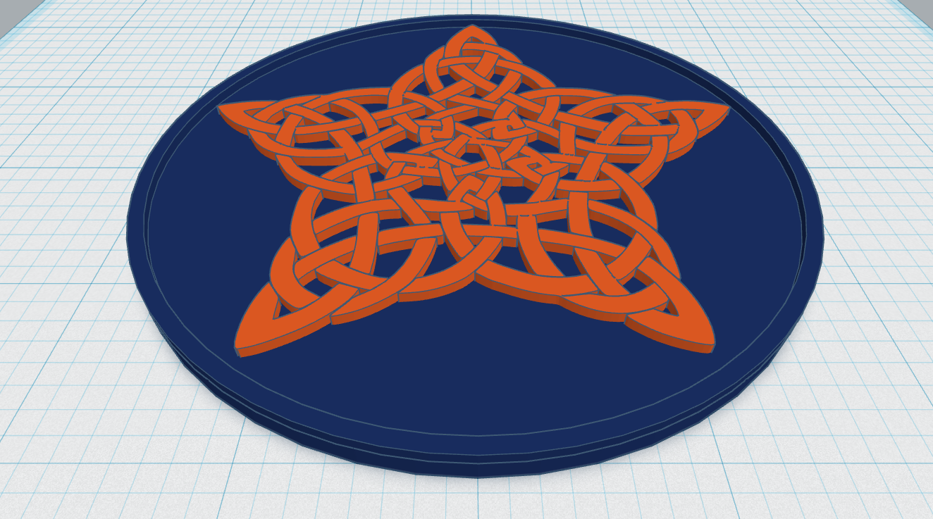 Celtic Mandala Coaster 48