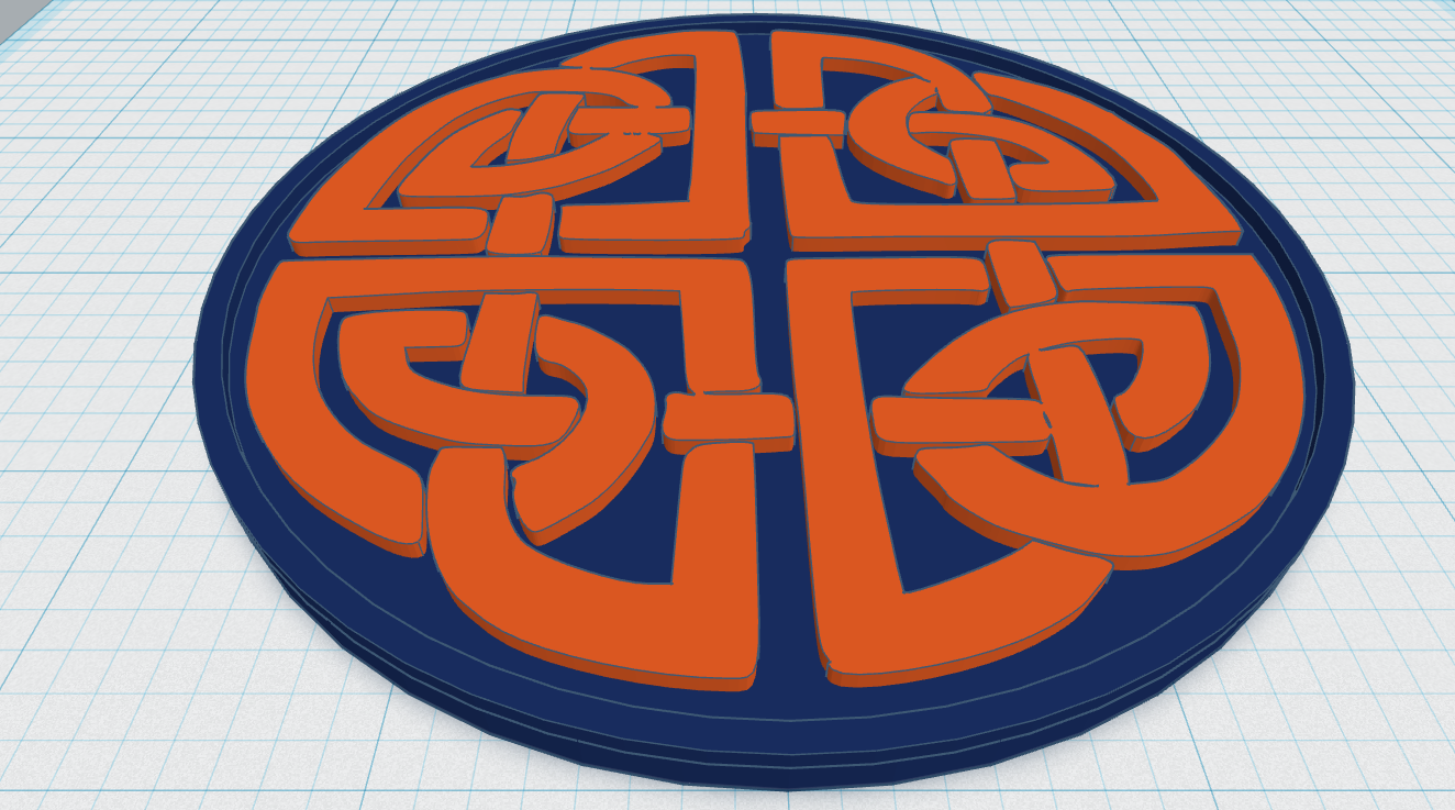 Celtic Mandala Coaster 50