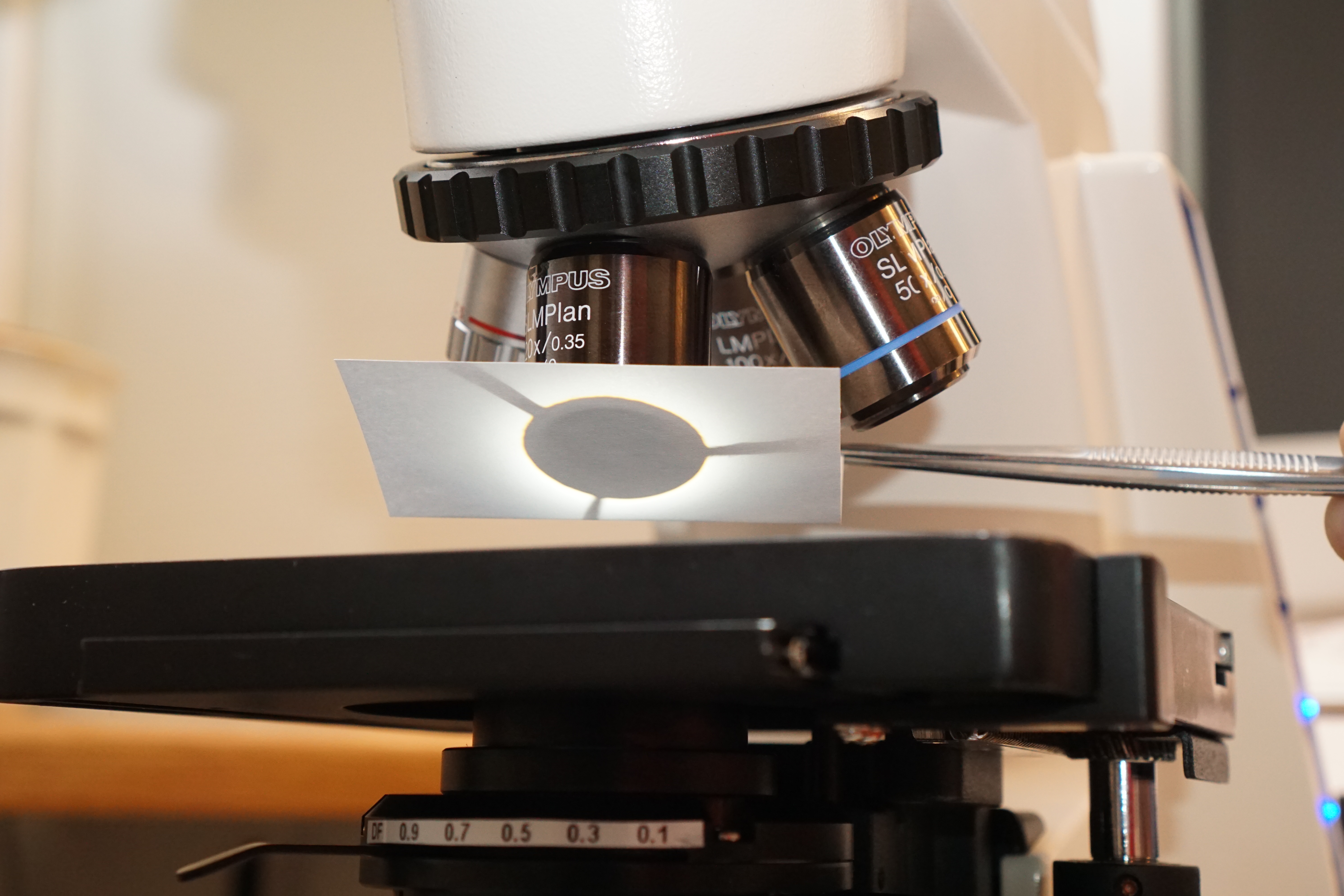 Dark-field Slider & Stops for Zeiss Microscopes