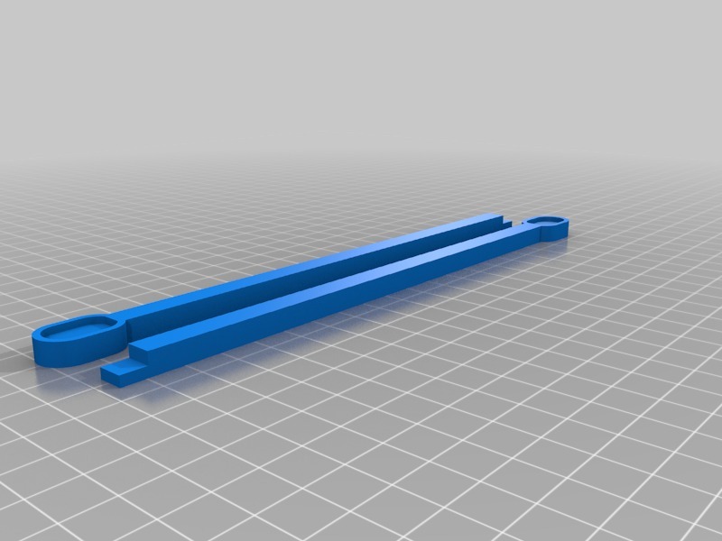 Miniatura 2 do modelo 3D Long Mixing Spoon Customizable