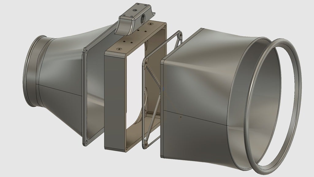 120mm & 140mm Fan Fume Extractor - Large Scoop