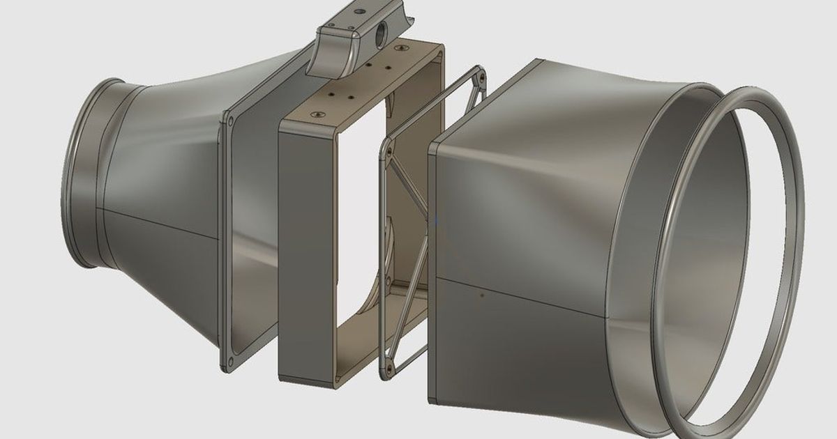 120mm & 140mm Fan Fume Extractor Large Scoop by artsef Download