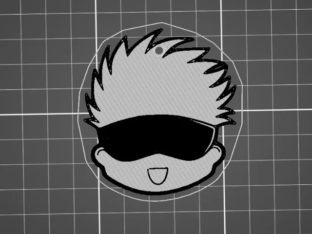 JJK Satoru Gojo Chibi keychain