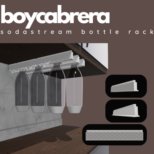 Soda Stream Undermount Bottle Rack