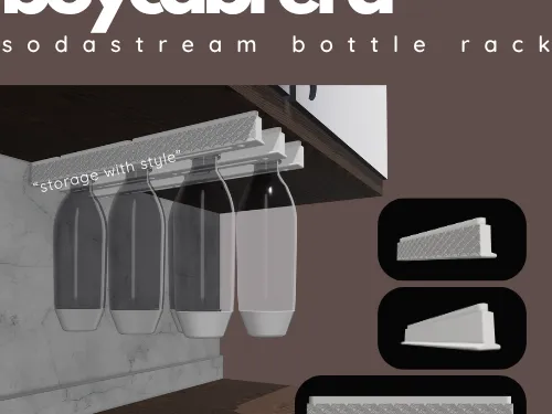 Soda Stream Undermount Bottle Rack