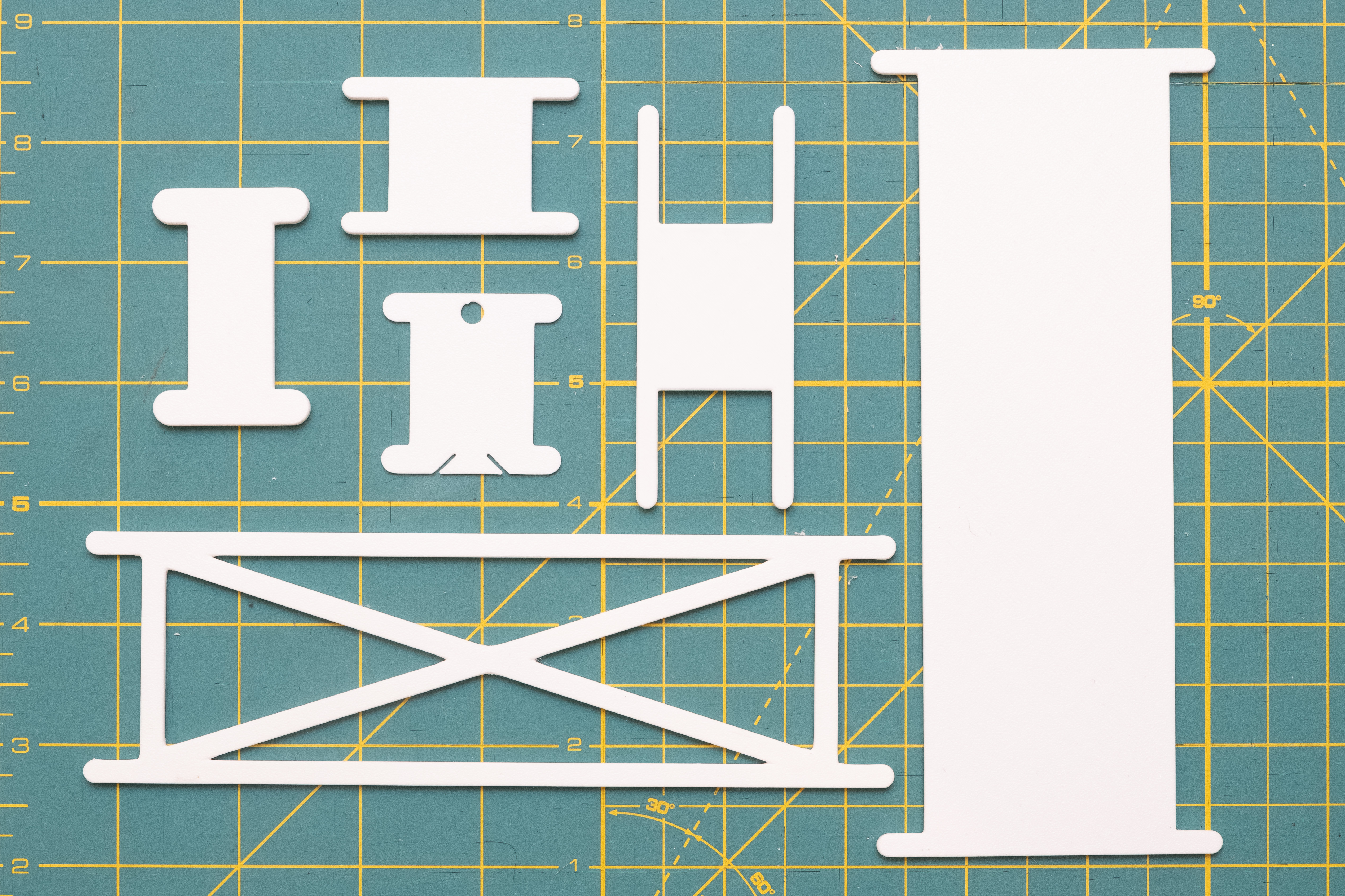 Parametric Bobbins for Embroidery Floss (or yarn, or elastic, or...)