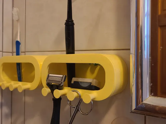 Wall mounted Toothbrush Holder