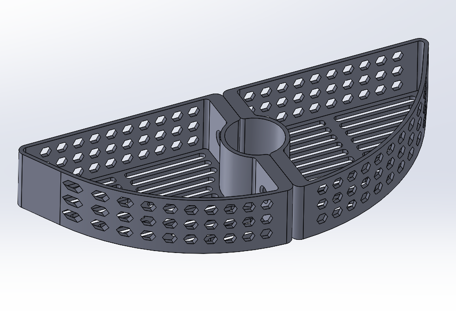 Shower Basket 22, 24, 25 and 28mm  Rod
